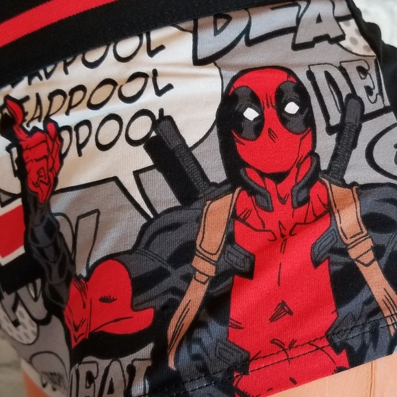 Torrid Deadpool Marvel Comic Book Boyshort Panties - Picture 7 of 14